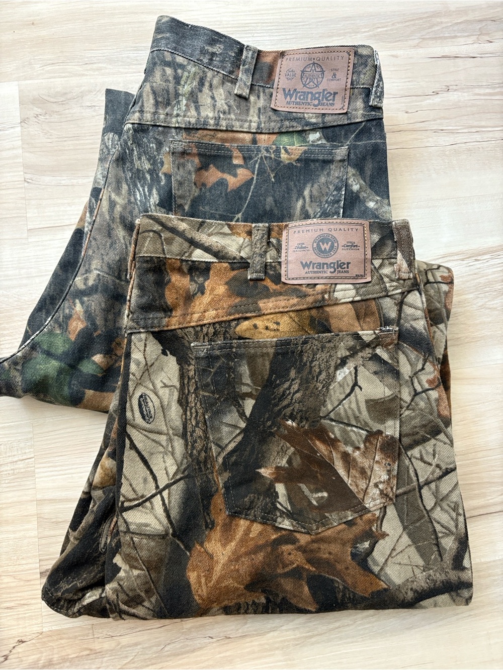Men's bundle Camouflage Jeans - Olive Green